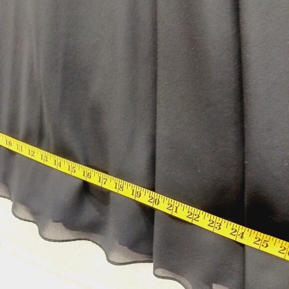 Skirt Maxi Nah Chiffon Goth Witchy Fairygoth Dark Soft Grunge Mob Wife Size PS - Picture 5 of 11